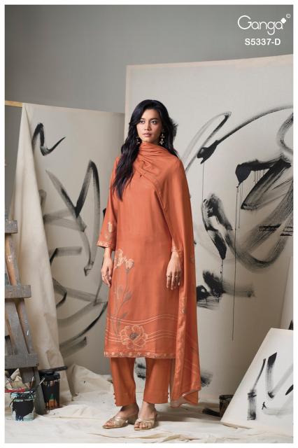 Ganga aeryn 5337 wholesale dress material market in pune